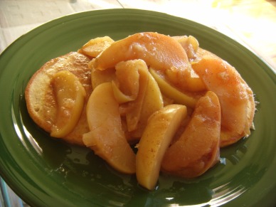 Wonderful, warming, soft pancakes, chock-a-block full of the fall flavors of cinnamon and apples.